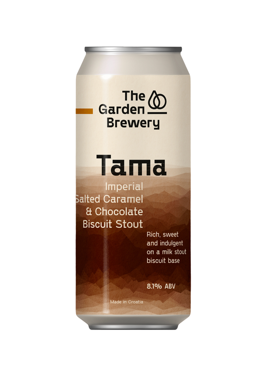 Garden Brewery "Tama" Imperial Salted Caramel & Chocolate Biscuit Stout  (24 x 440ml limenka / cans)