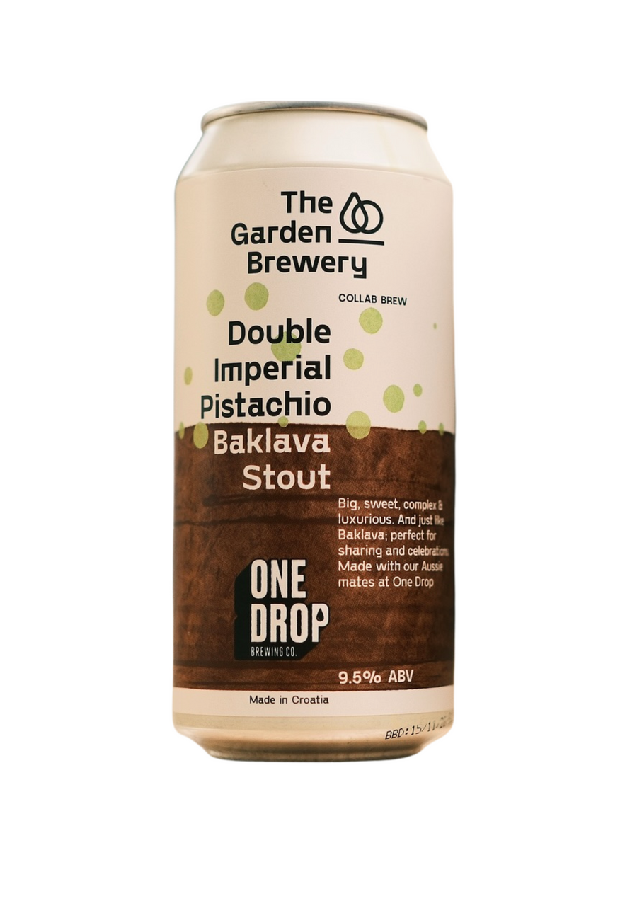 Garden Brewery Double Imperial Pistachio Baklava Stout  (24 x 440ml limenka / cans)