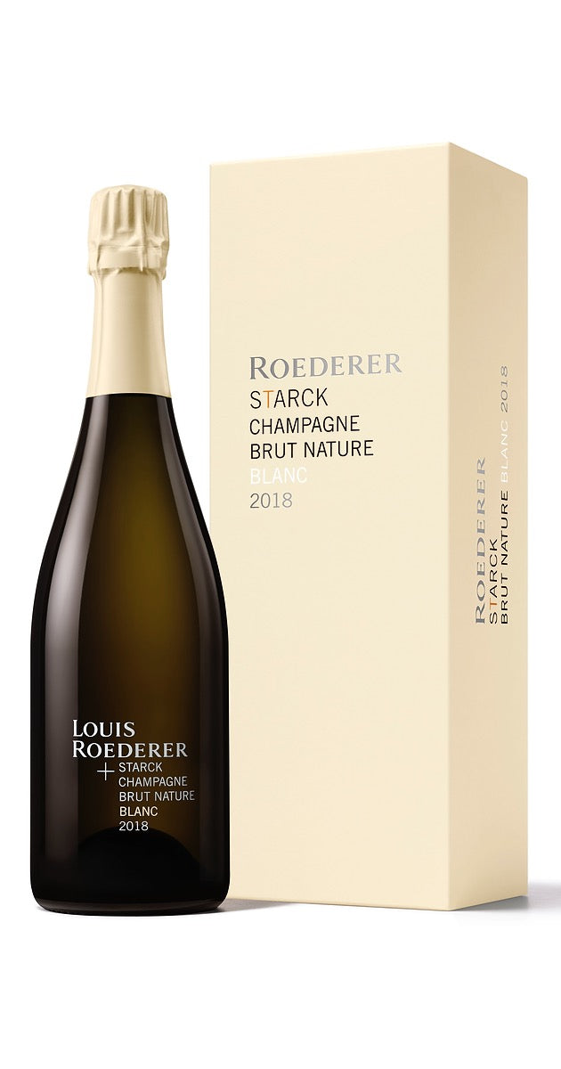 Louis Roederer & Philippe Starck, Brut Nature Blanc 2018  (750 ml) - Deluxe Gift Box