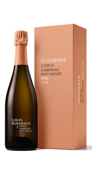Louis Roederer & Philippe Starck, Brut Nature Rosé 2018  (750 ml) - Deluxe Gift Box