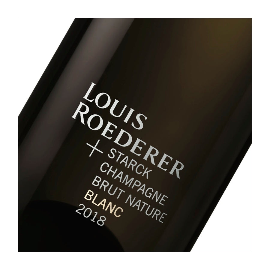 Louis Roederer & Philippe Starck, Brut Nature Blanc 2018  (750 ml) - Deluxe Gift Box