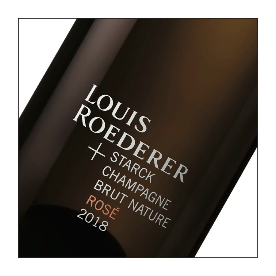 Louis Roederer & Philippe Starck, Brut Nature Rosé 2018  (750 ml) - Deluxe Gift Box