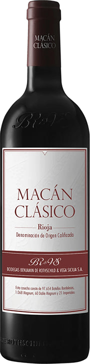 Macan Clasico, Vega-Sicilia & Benjamin de Rothschild 2019  (750 ml)