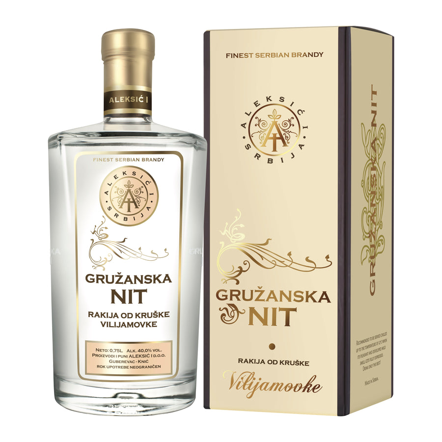 Vilijamovka Rakija "Gružanska Nit" Aleksić Prvi  (750 ml)
