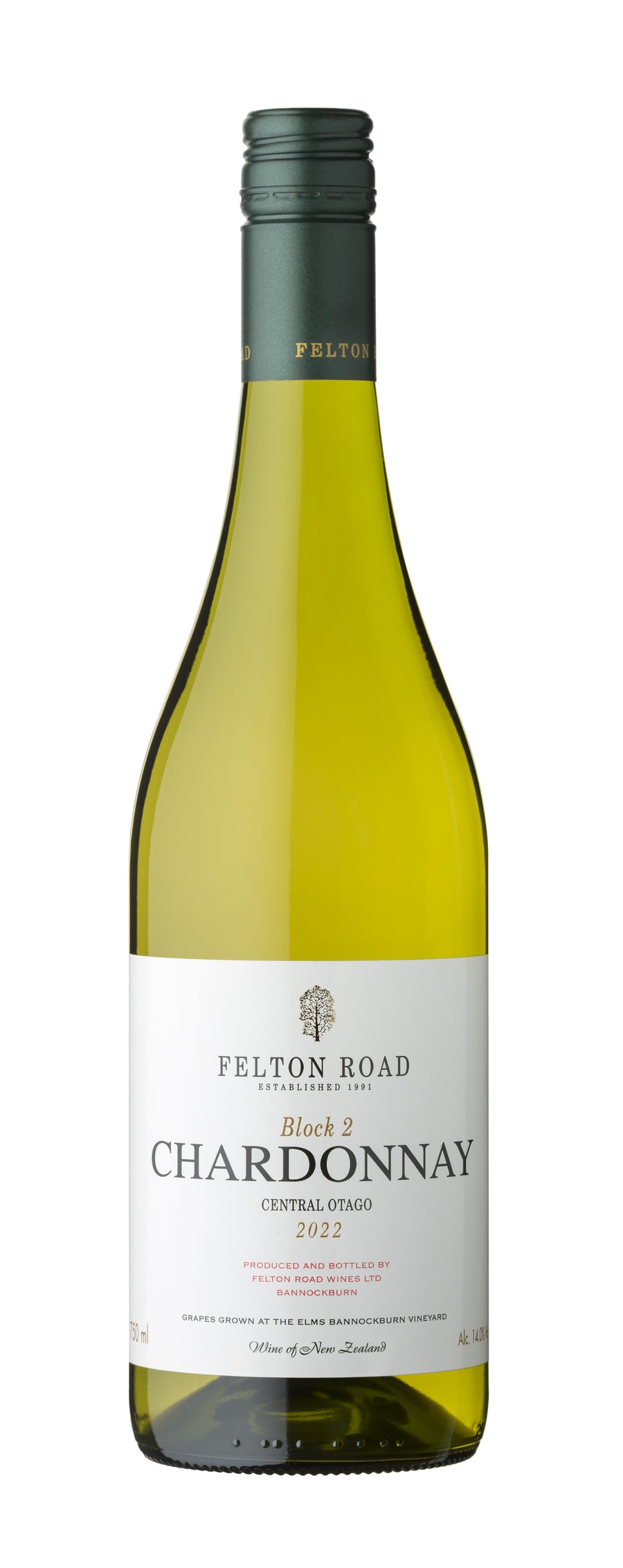 Chardonnay "Block 2" Felton Road 2022  (750 ml)