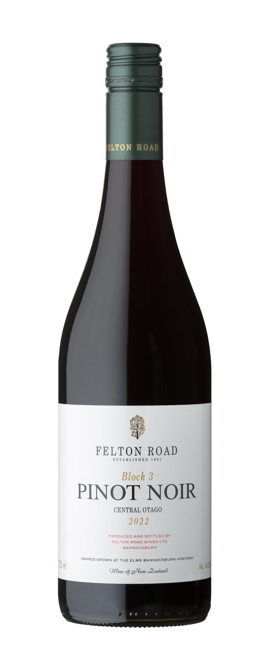 Pinot Noir "Block 3" Felton Road 2022  (750 ml)