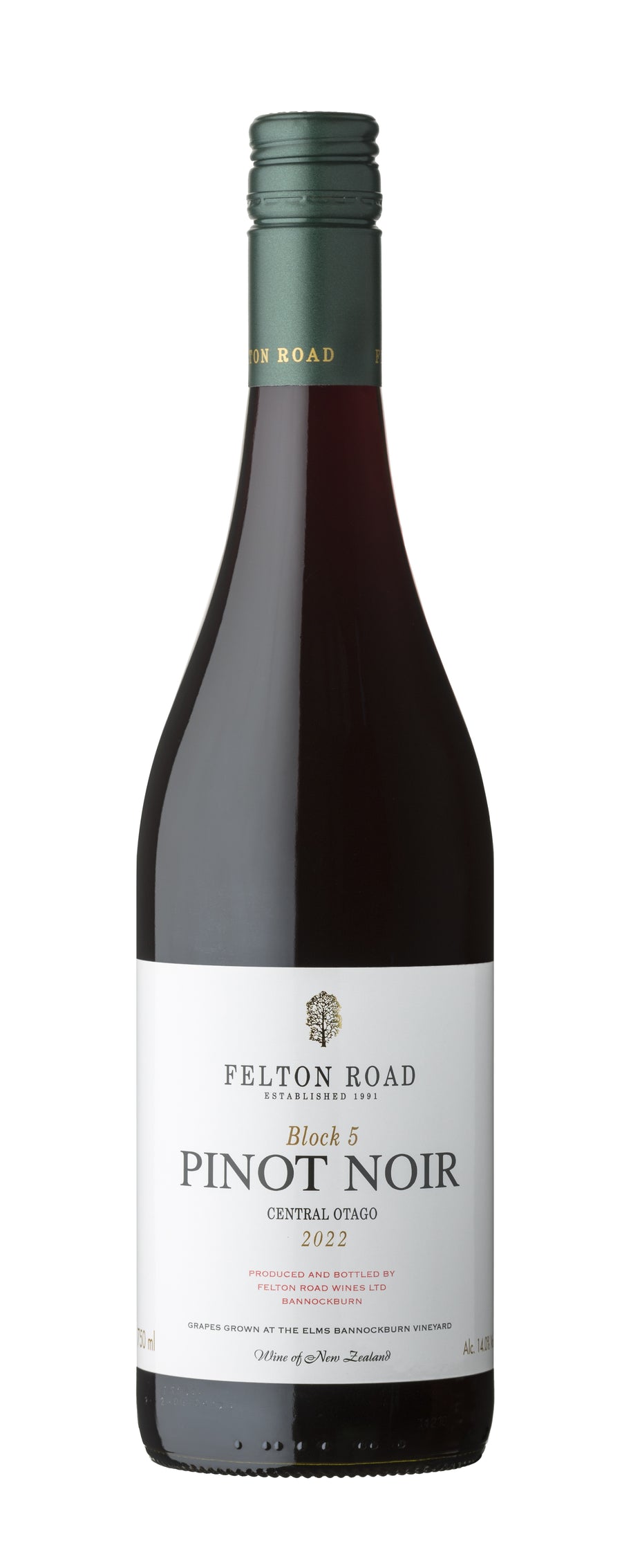 Pinot Noir "Block 5" Felton Road 2022  (750 ml)
