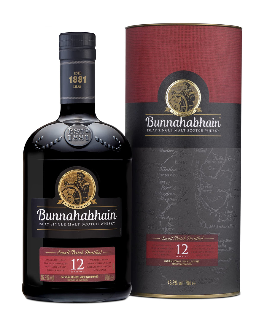 Bunnahabhain 12 Year Old – Islay Single Malt Scotch Whisky  (700 ml)