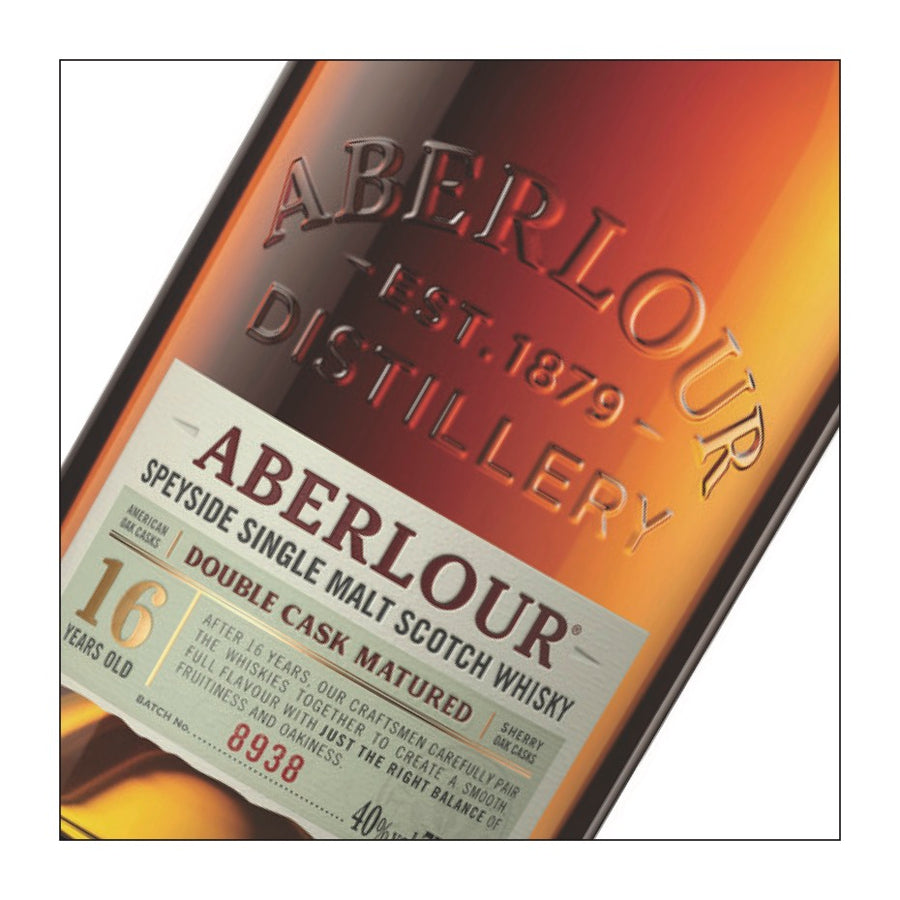 Aberlour 16 Year Old Double Cask Matured - Speyside Single Malt w Gift Box  (700 ml)