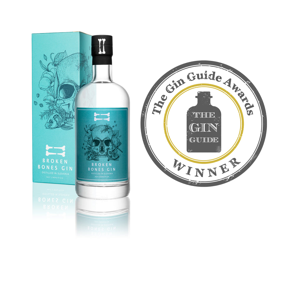 Broken Bones Navy Strength Gin (500 ml) with Gift Box