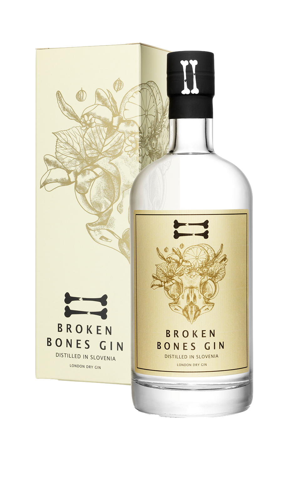 Broken Bones London Dry Gin (500 ml) with Gift Box