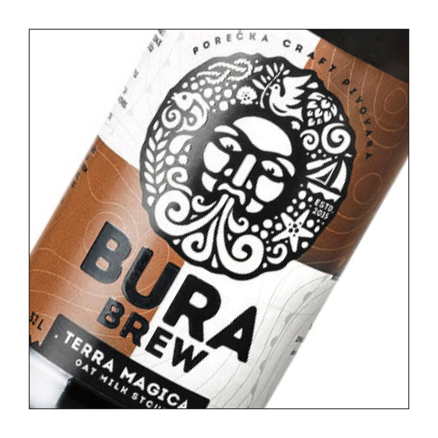 Bura "Terra Magica" Oat Milk Stout  (24 x 330 ml flaša / bottles)