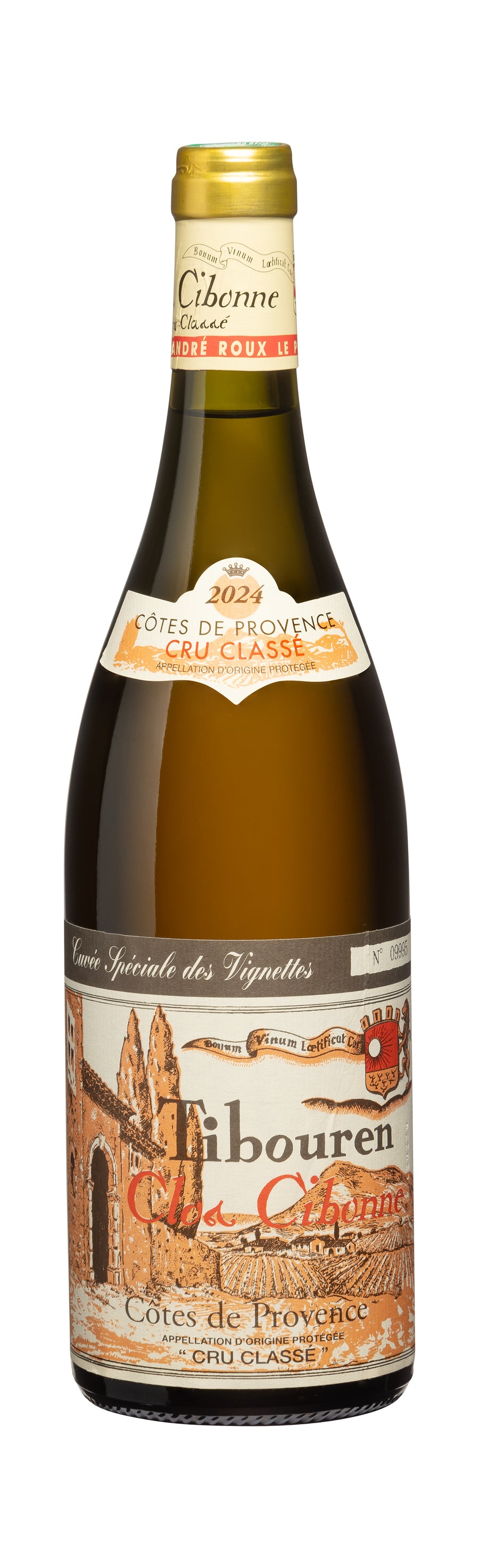 Cuvée Spéciale des Vignettes, Clos Cibonne 2022, Cru Classé  (750 ml)