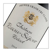 Chateau Beau-Sejour Becot 2014, Premier Grand Cru Classe  (750 ml)