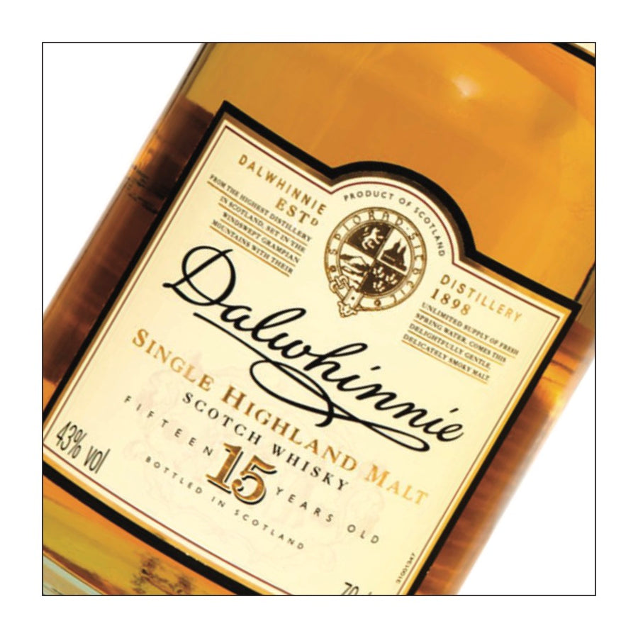 Dalwhinnie 15 Year Old – Highland Single Malt Scotch Whisky  (700 ml)