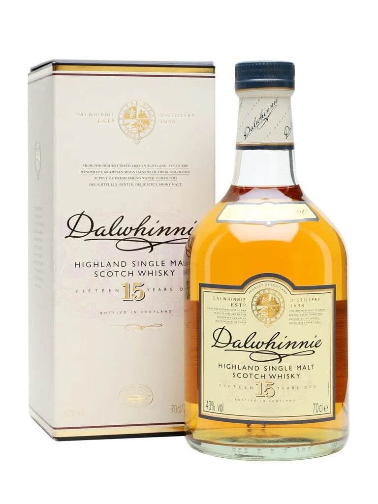 Dalwhinnie 15 Year Old – Highland Single Malt Scotch Whisky  (700 ml)
