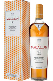 The Macallan 15 Year Old – Highland Single Malt Scotch Whisky w Gift Box  (700 ml)