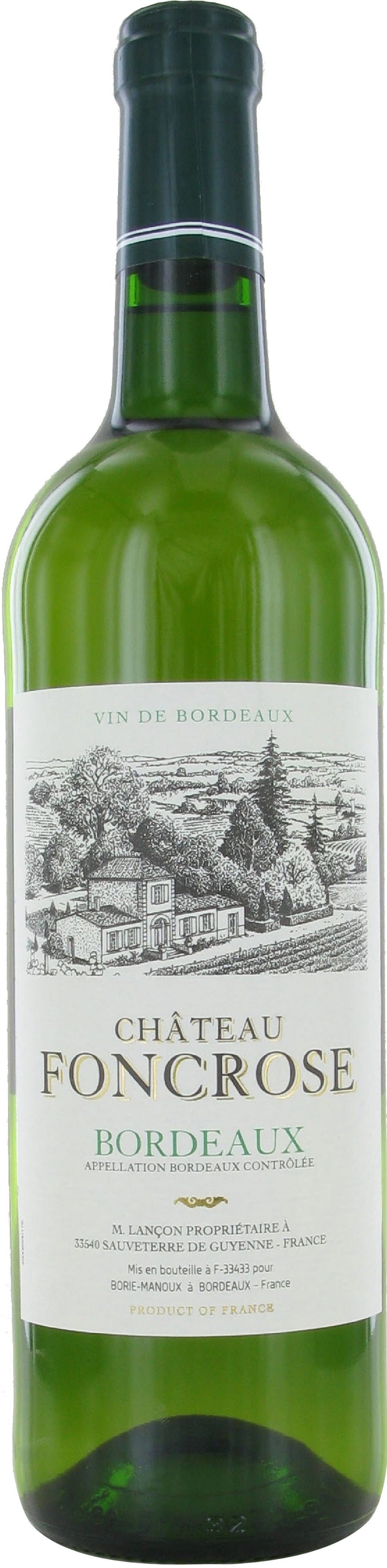 Château Foncrose Blanc 2025  (750 ml)