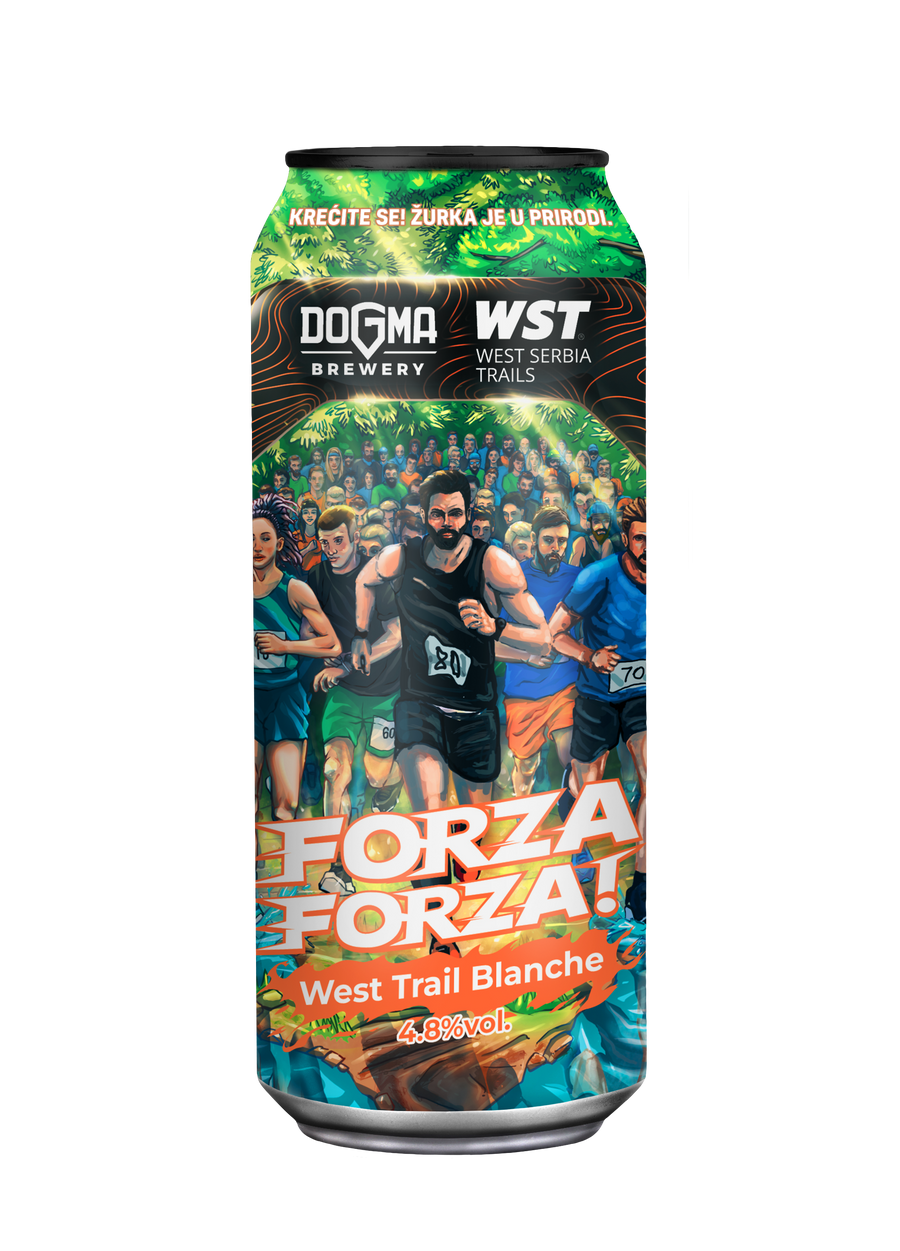 Dogma "Forza Forza" Wheat Beer - Witbier / Blanche  (24 x 500mL limenka / cans)