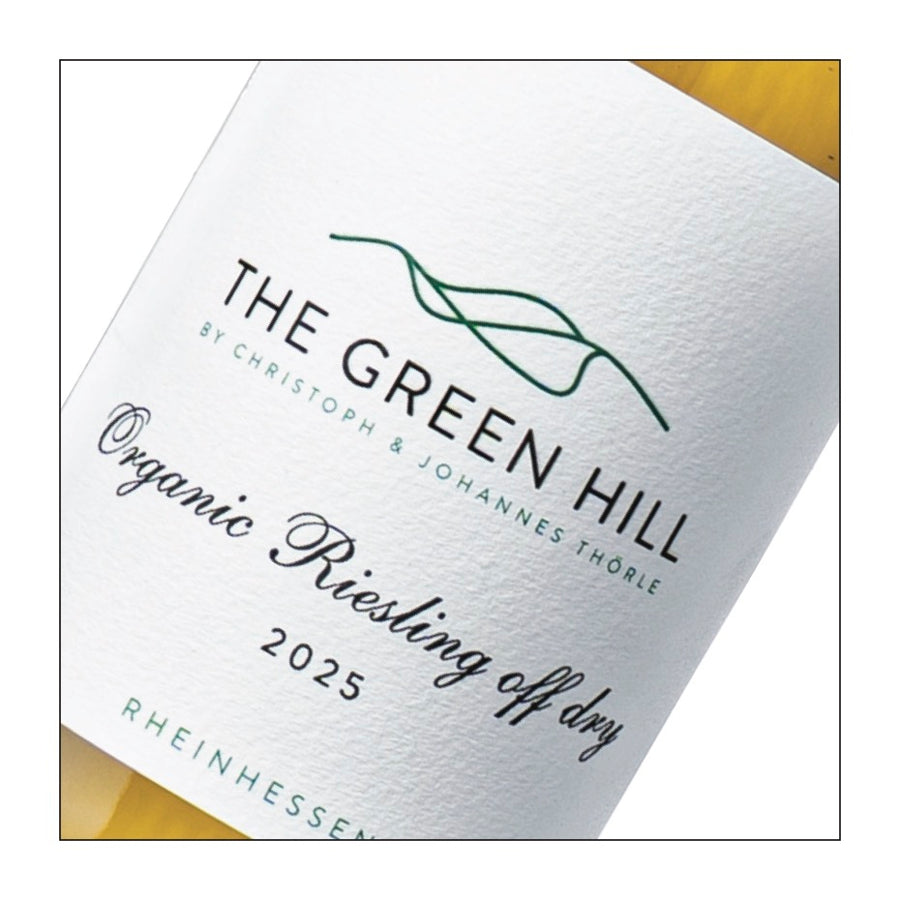 Riesling Off Dry (Organic), The Green Hill 2025  (750 ml)