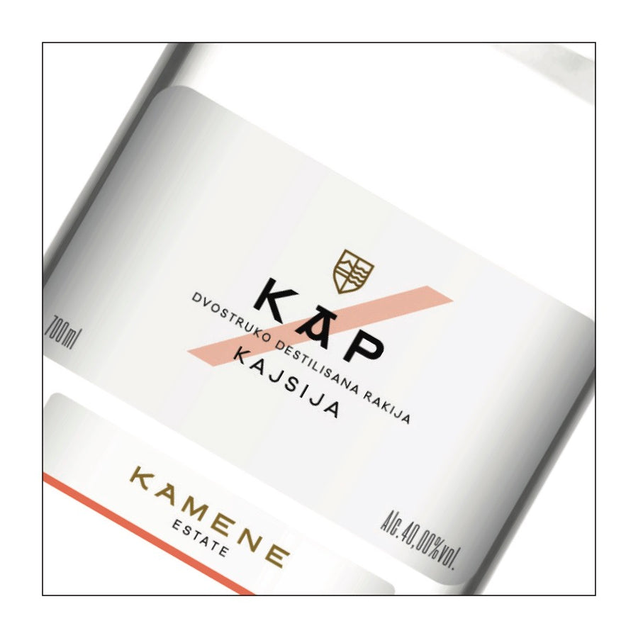 Kajsija Rakija, Kamenę Estate  (700 ml)