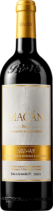 Macan, Vega-Sicilia & Benjamin de Rothschild 2018  (750 ml)