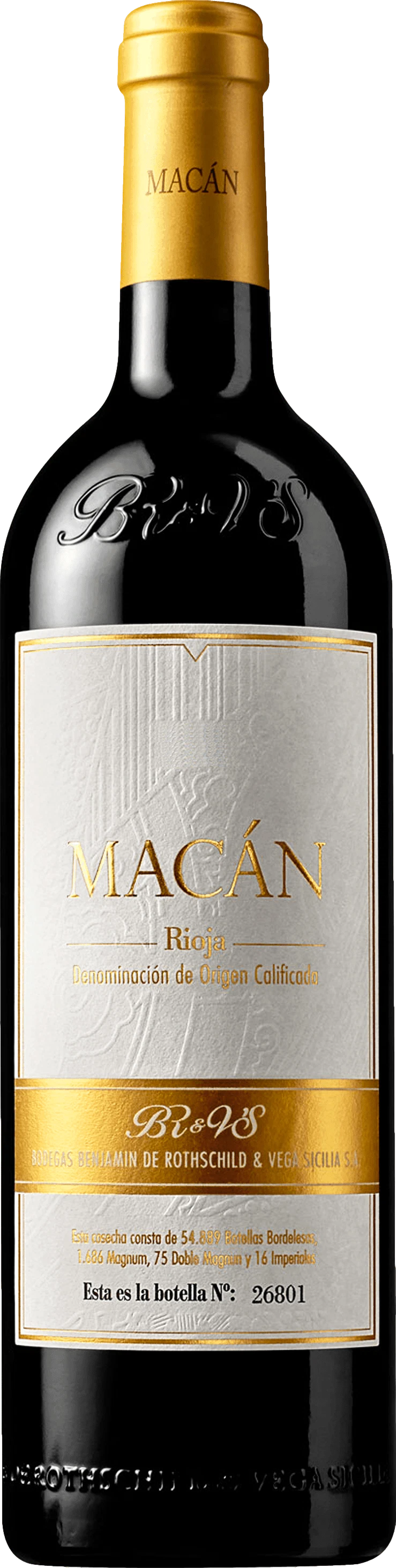 Macan, Vega-Sicilia & Benjamin de Rothschild 2018  (750 ml)