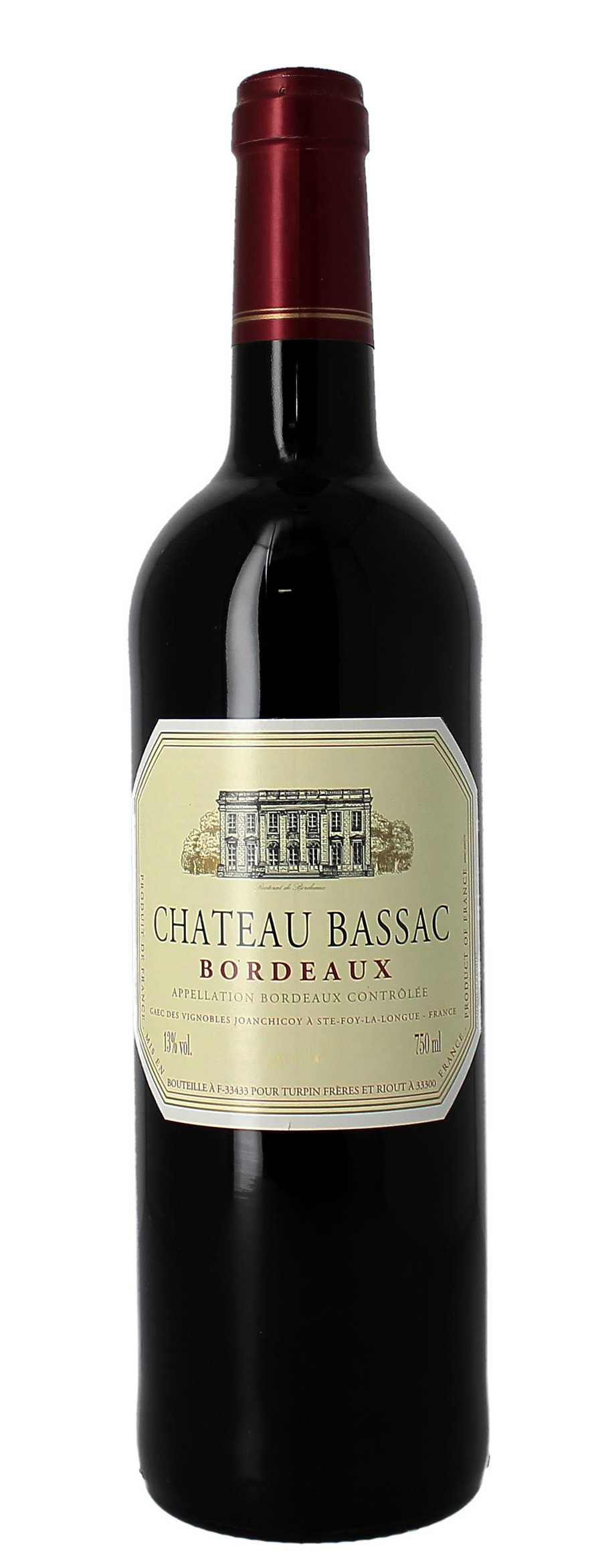Château Bassac Rouge 2023  (750 ml)