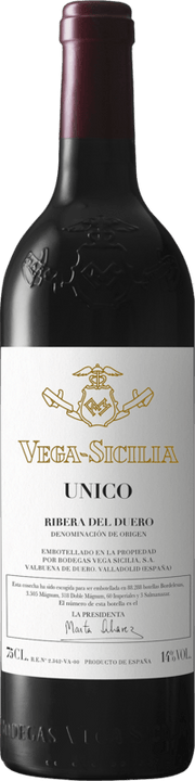 Unico, Bodegas Vega-Sicilia 2015  (750 ml)