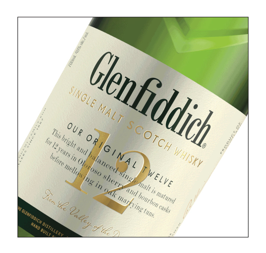 Glenfiddich 12 YO Speyside Single Malt (700 mL)