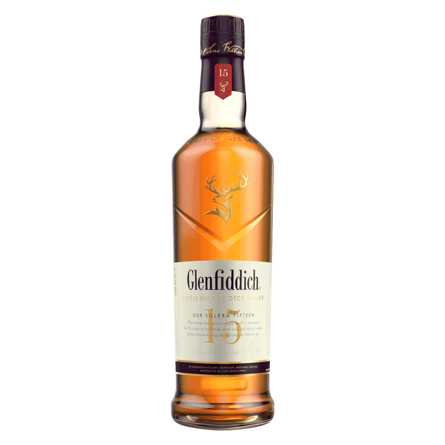 Glenfiddich 15 YO Solera, Speyside Single Malt (700 mL)