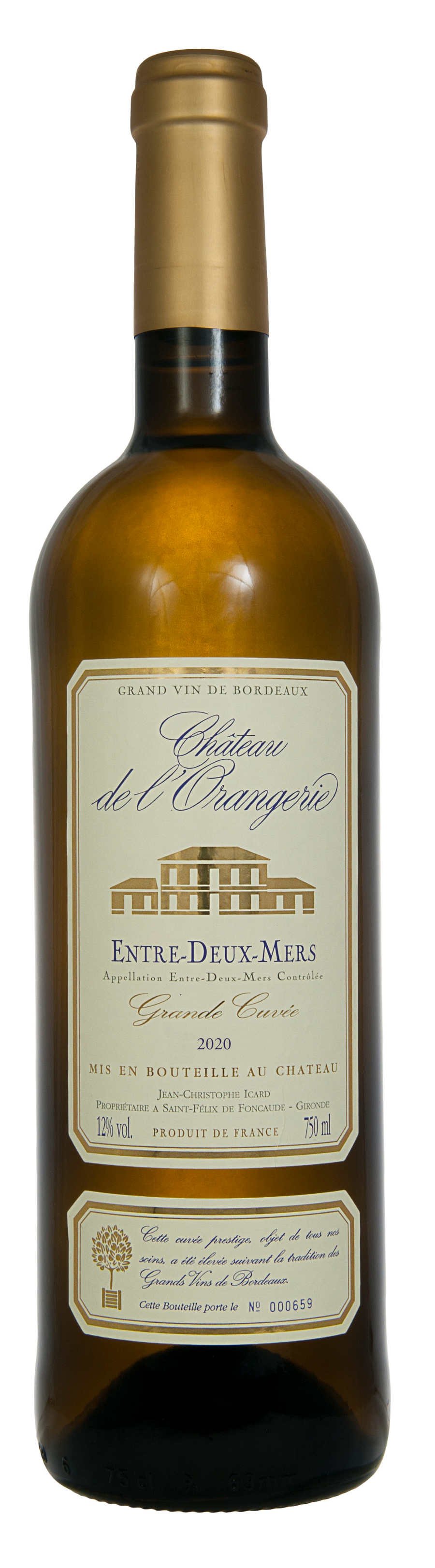 Château de l'Orangerie "Grande Cuvée" Blanc 2024  (750 ml)